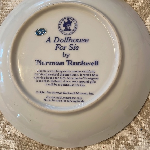 Norman Rockwell Plates Set of 5 in EUC - Picture 4 of 11